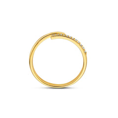 Isabel Bernard De la Paix Flavie 14 Karat gold ring with diamond 0.08 carat IBD330034-54