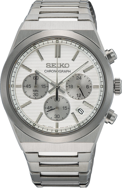 Seiko Chronograaf Men's Watch SSB451P1-zoom-