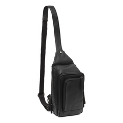 The Chesterfield Brand Riga Leather Black Crossbody Bag C58.028400