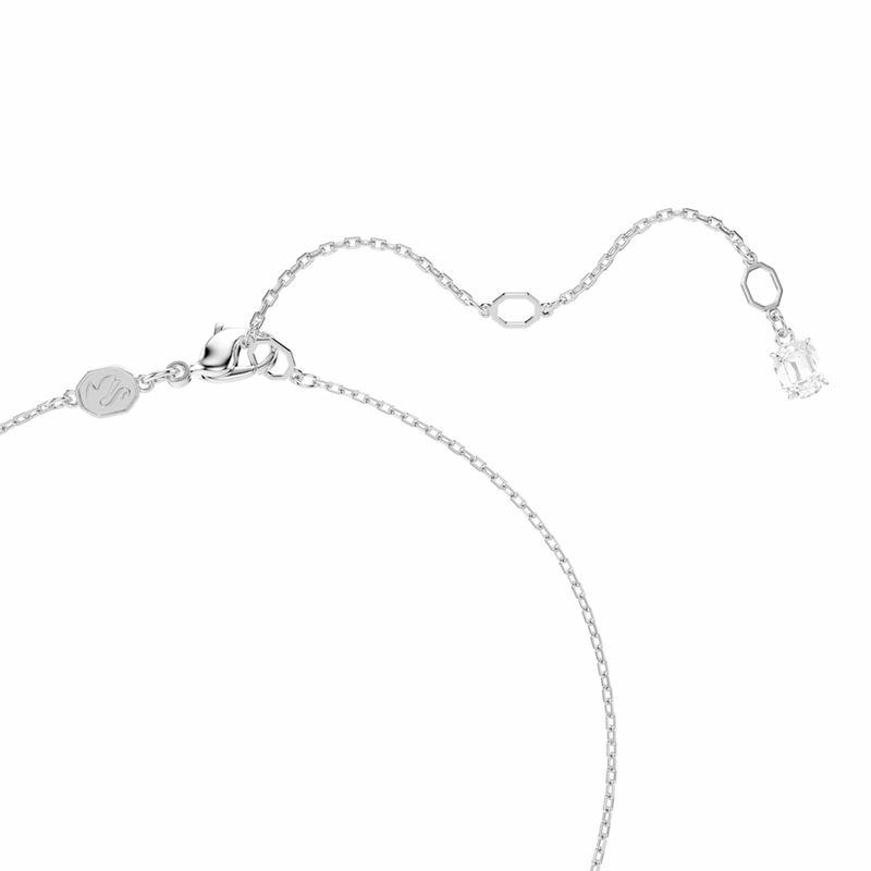 Swarovski Swan Silver Necklace 5723389-zoom-