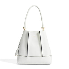 Isabel Bernard Femme Forte Macie Crème Calfskin Shoulder Bag IB25074-070
