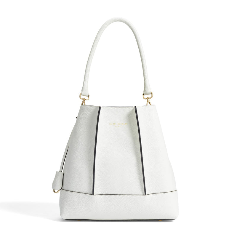 Isabel Bernard Femme Forte Macie Crème Calfskin Shoulder Bag IB25074-070-zoom-