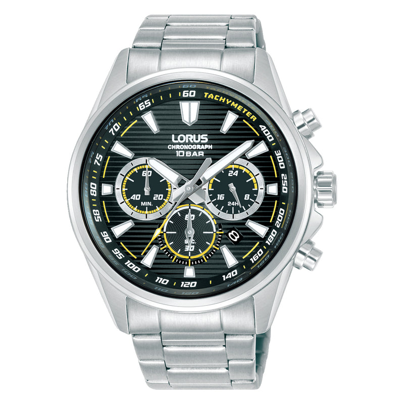 Lorus Chronograph Stainless Steel Men's Watch RT319LX9-zoom-