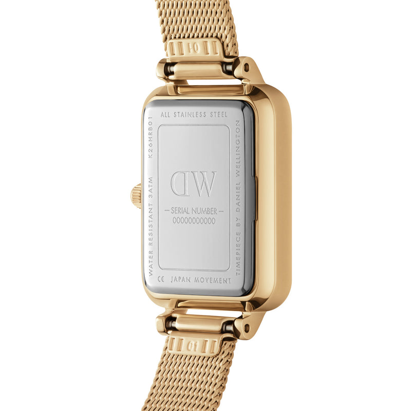 Daniel Wellington Quadro Gold Watch DW00100556-zoom-