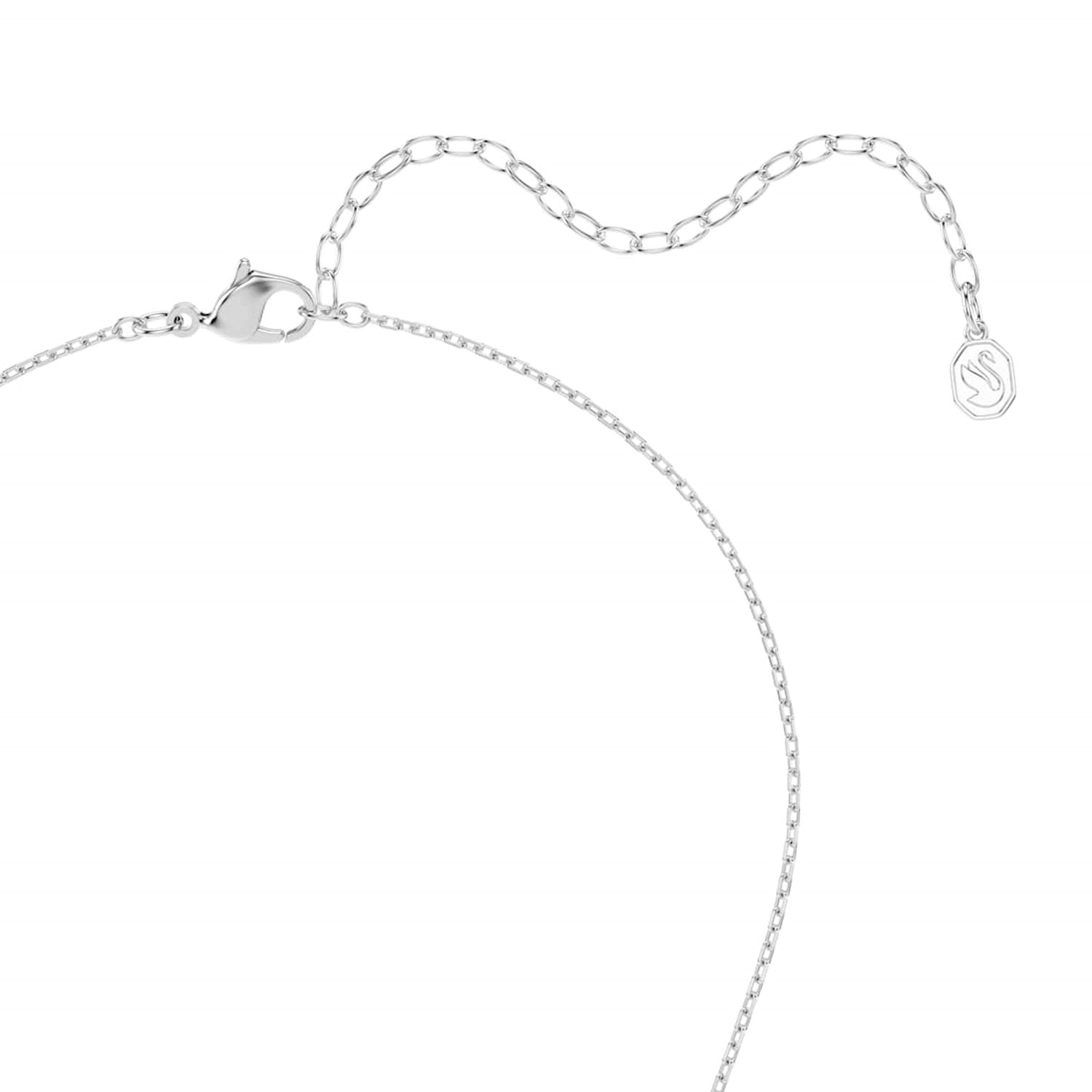 Swarovski Mesmera Glam Silver-Tone Necklace with Circle Pendant 5759837