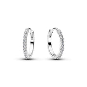 Pandora Timeless 925 Sterling Silver Sparkling Mini Hoop Earrings 294649C01