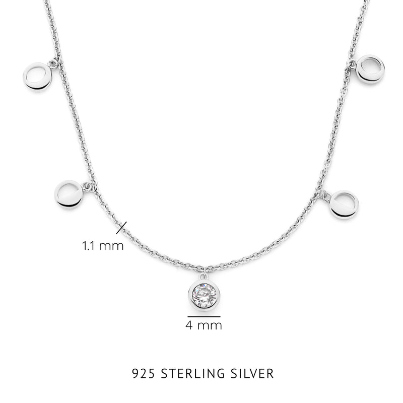 Violet Hamden Luna 925 Sterling Silver Necklace VH340039-zoom-