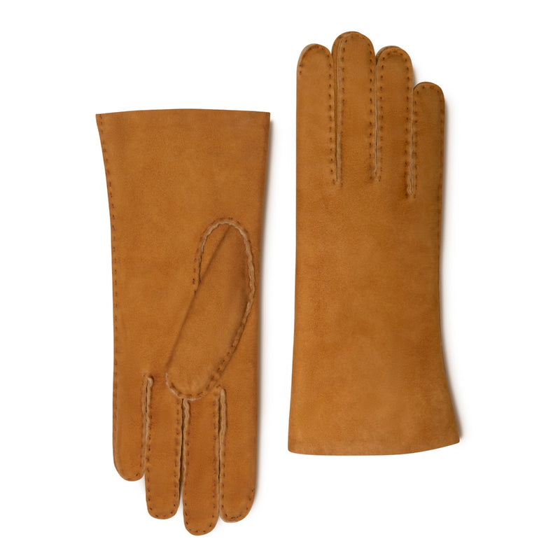 Isabel Bernard Honoré Zenia Cognac Lambskin Gloves IB67003-336-7-zoom-