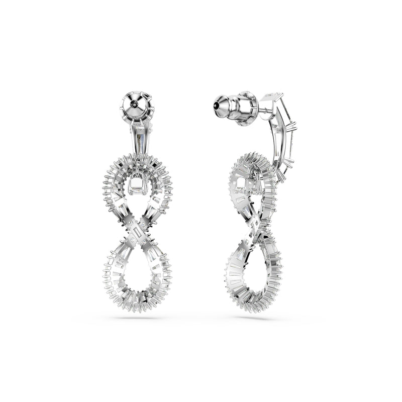 Swarovski Hyperbola Silver Drop Earrings 5679793-zoom-