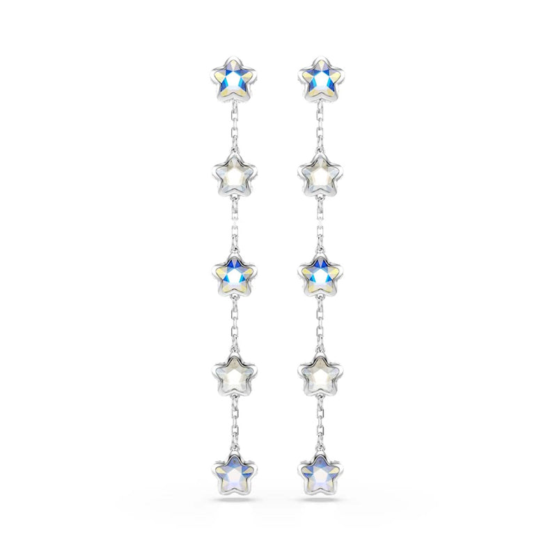 Swarovski Chroma Stars Silver-Tone Earrings 5754184-zoom-