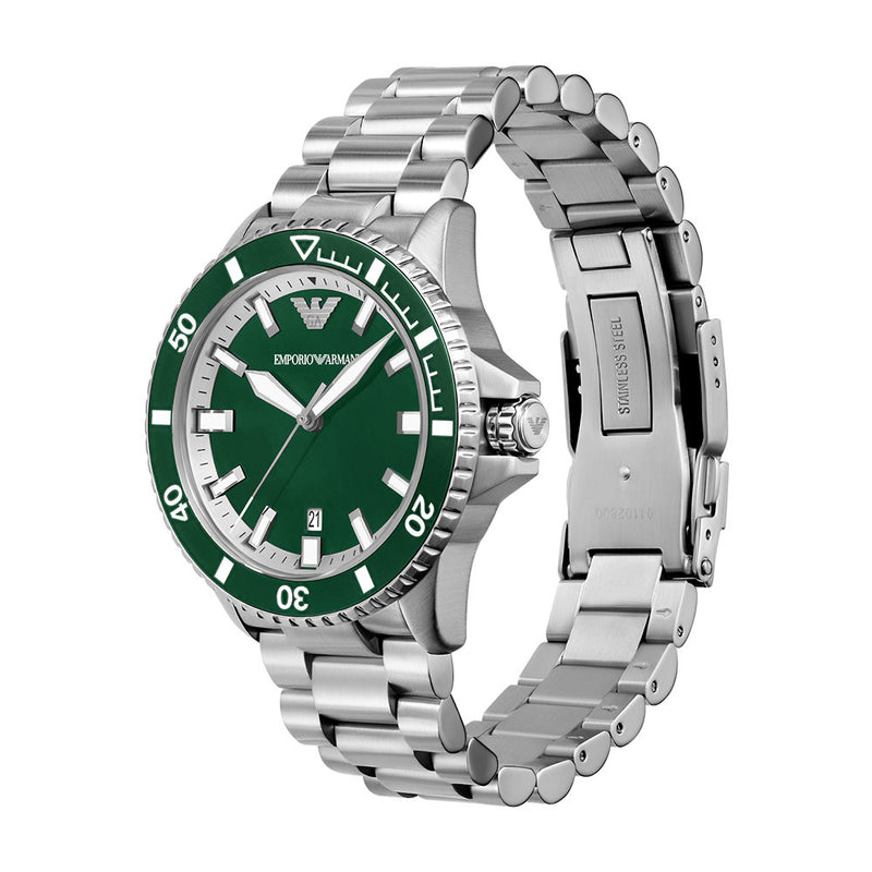 Emporio Armani Sea Explorer Silver Men's Watch AR60080-zoom-