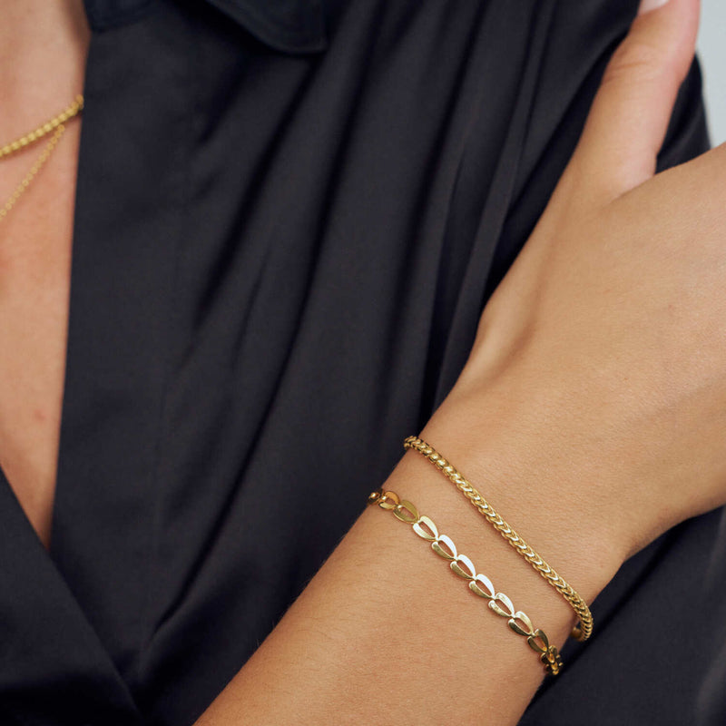 Sif Jakobs Gold Plated Muro Bracelet SJ-B2754-YG-zoom-