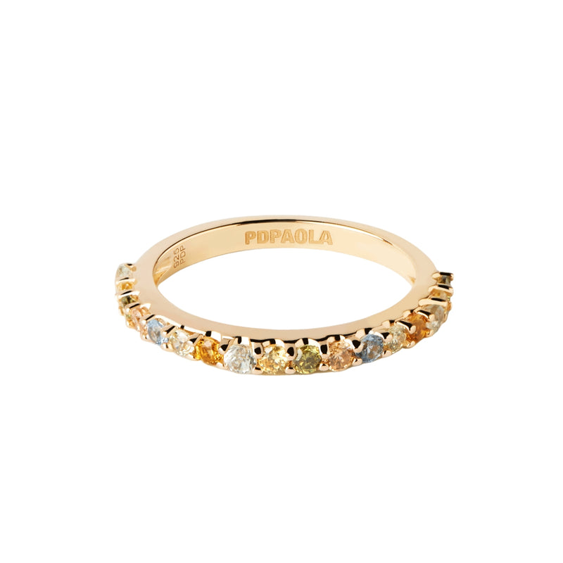 P D Paola Color 18 karat gold plated Ring AN01-C07-10-zoom-