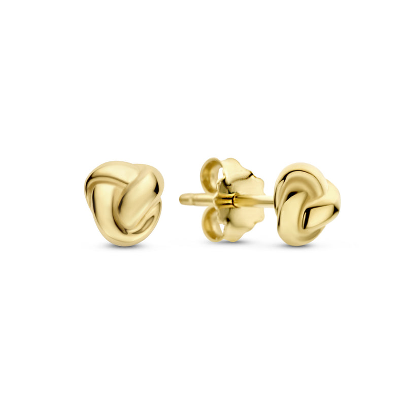 Beloro Jewels Della Spiga Emilia 9 carat gold Ear Studs BO360034-zoom-