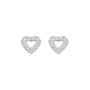 Blush 14 karat white gold Earrings 7299WZI