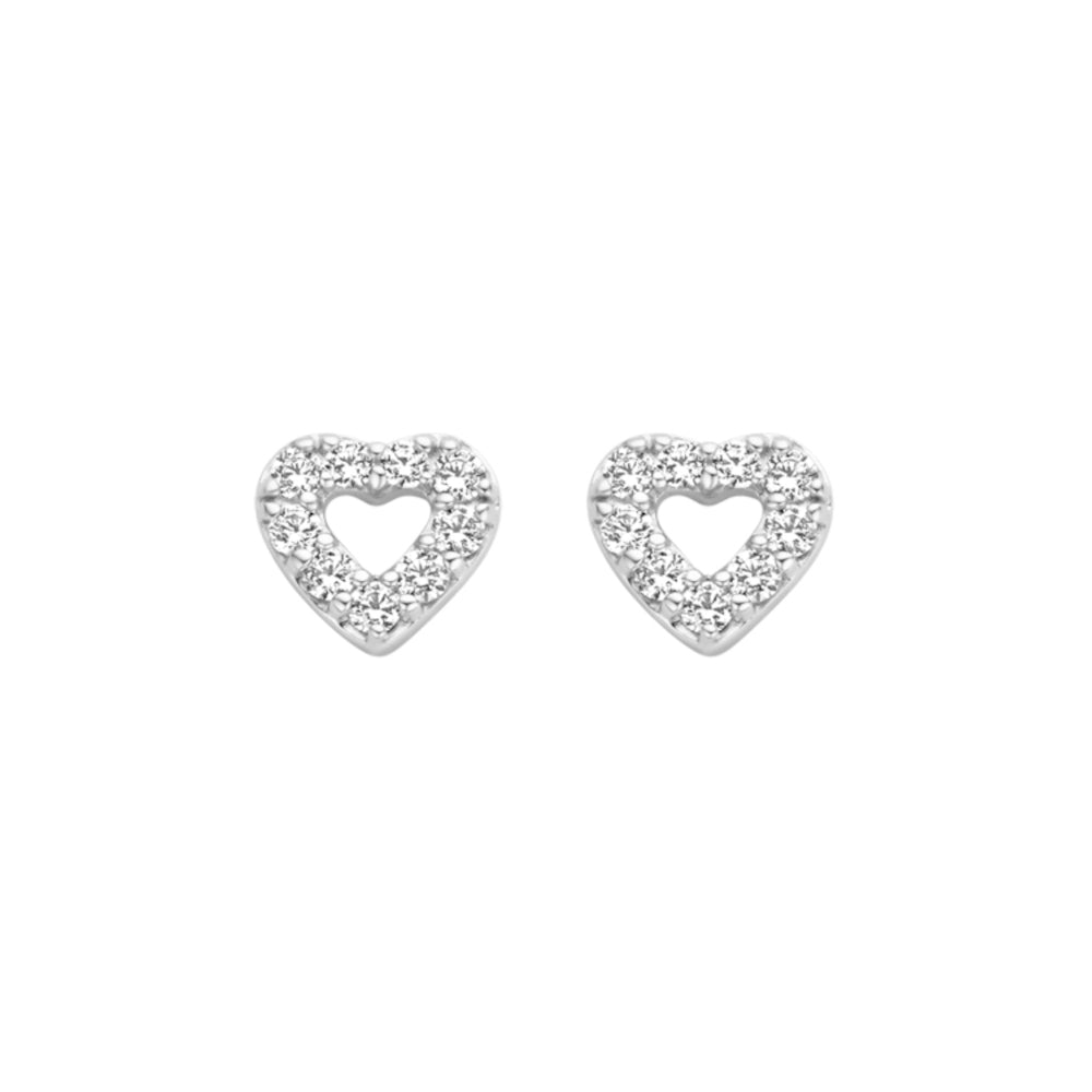 Blush 14 karat white gold Earrings 7299WZI