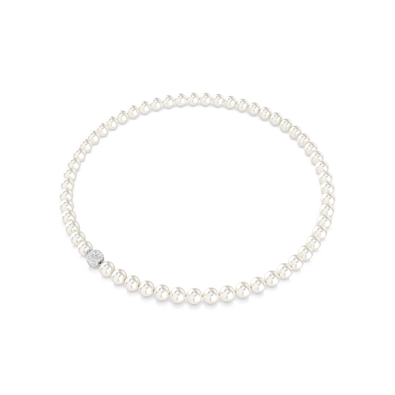 Swarovski Matrix Silver Necklace 5747746-zoom-