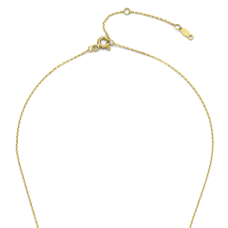 Isabel Bernard De la Paix Maxime 14 Carat Golden Necklace | diamond 0.11 ct | IBD350017-zoom-