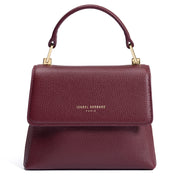 Isabel Bernard Femme Forte Heline Bordeaux Calfskin Leather Handbag IB21121