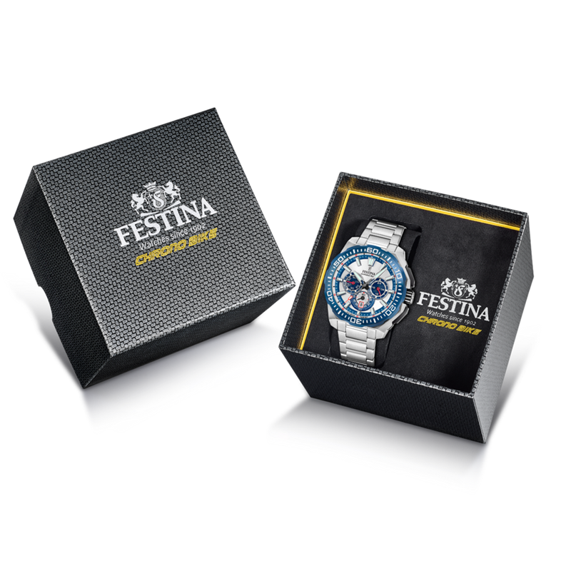 Festina Chrono Bike Silver Men's Watch F20724/1-zoom-