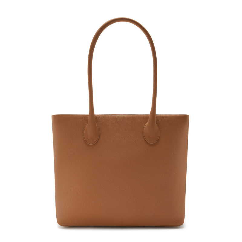 Isabel Bernard Honoré Lysanne Camel Calfskin Shopper IB25026-zoom-