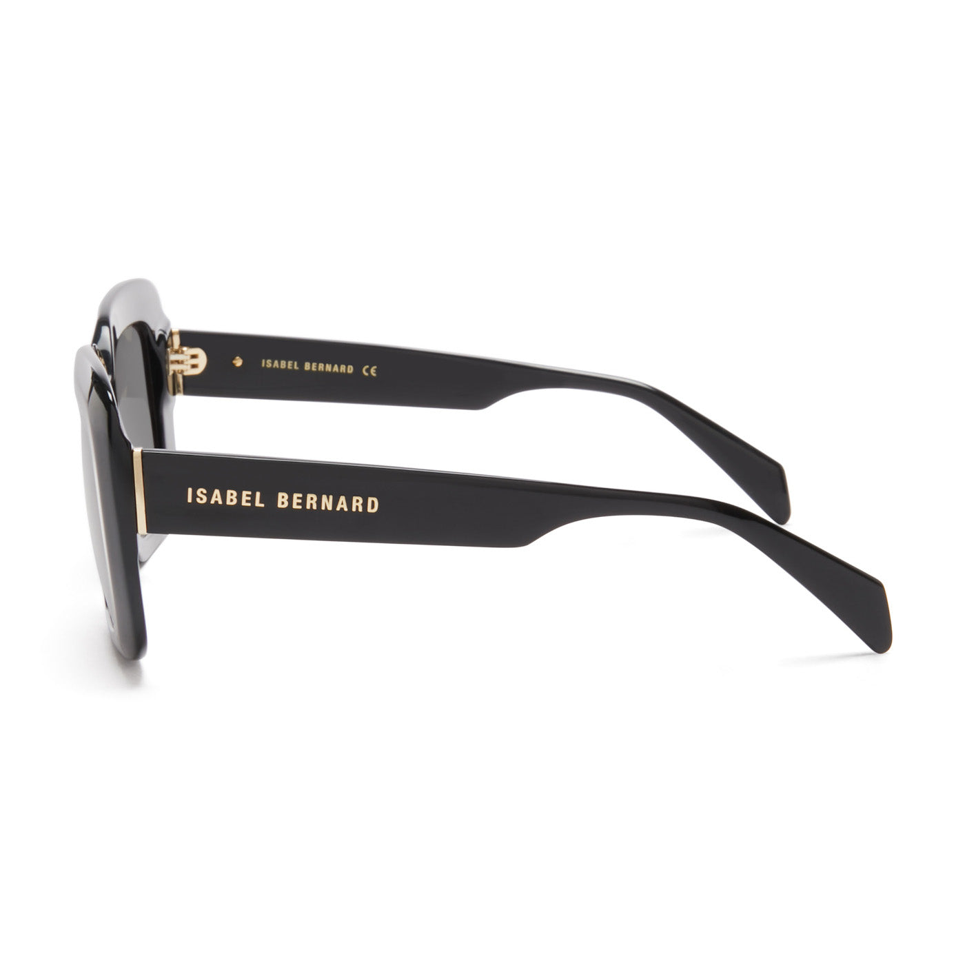 Isabel Bernard La Villette Rive Black Vierkante Sunglasses IB400003-01-01