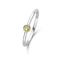 Violet Hamden Venus 925 Sterling Silver Ring with Birthstone VH330007NOV-60