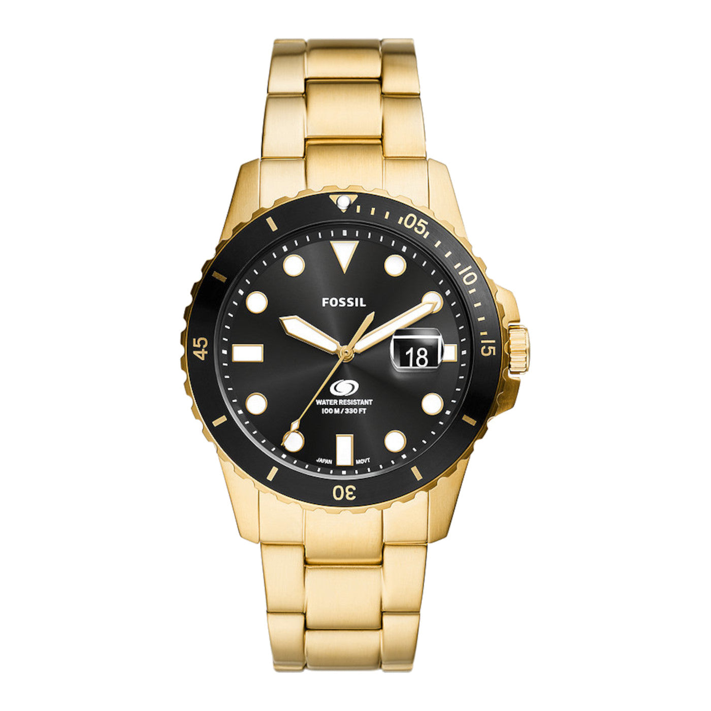 Fossil Blue Gold Watch FS6035
