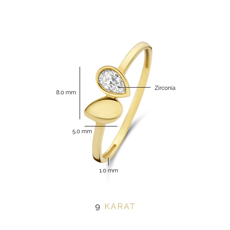 Beloro Jewels Monte Napoleone Natalia 9 carat gold Ring BO330005-52-zoom-