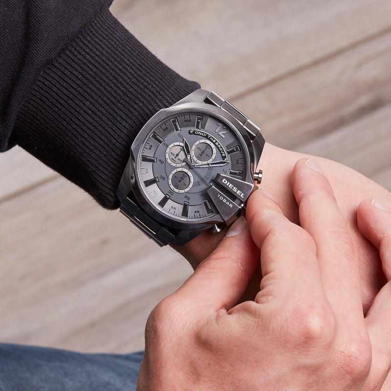 Diesel Mega Chief Grey Watch DZ4282-zoom-