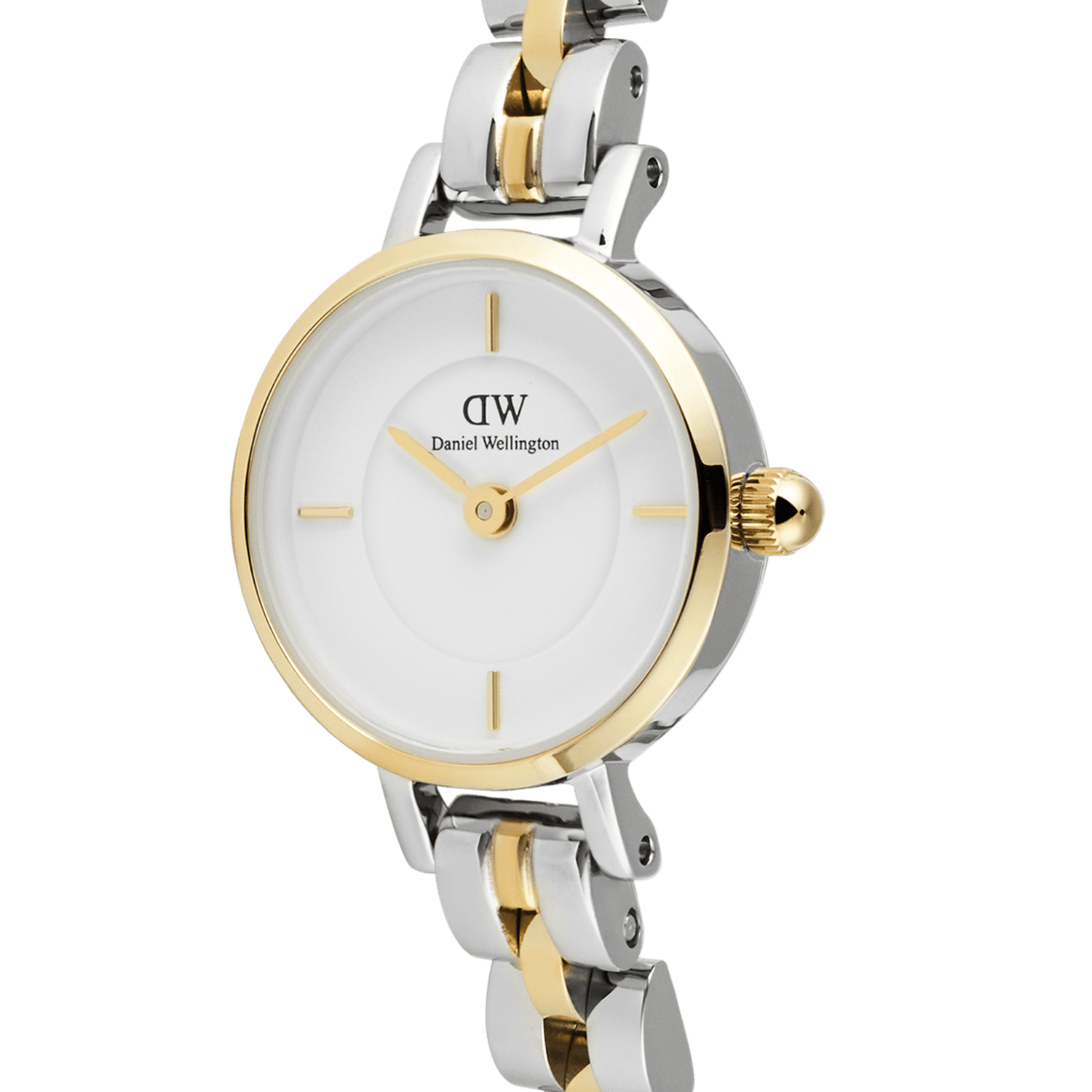 Daniel Wellington Petite Mini Arch 3-Link Bicolor Women's Watch DW00100923