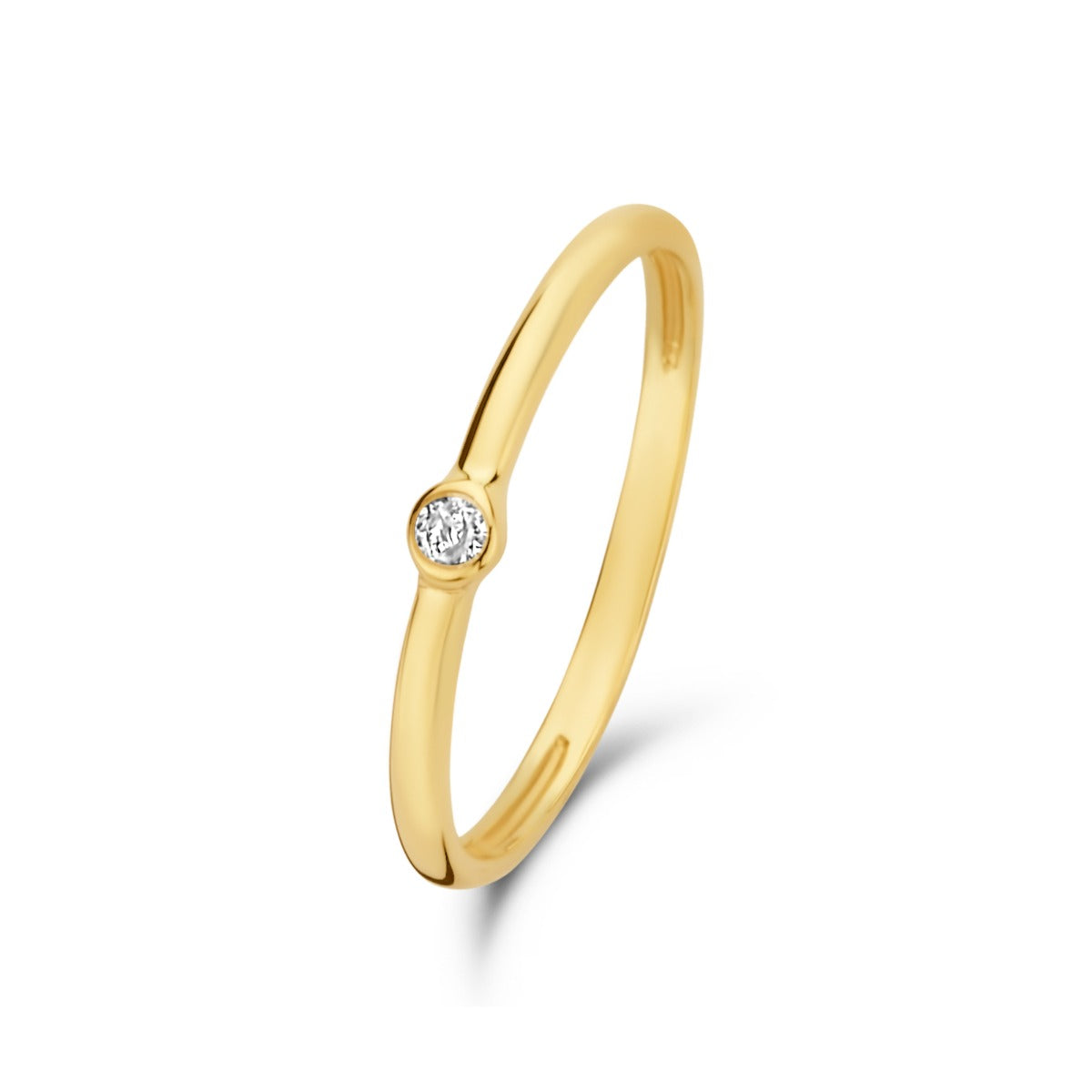 Isabel Bernard Rivoli Aélys 14 Carat Golden stacking Ring IB330076-52 (size: 52)