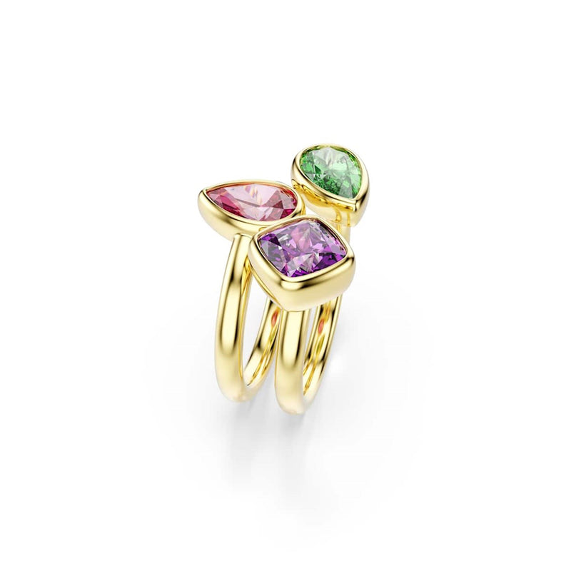 Swarovski Imber Organic Gold-Tone Stacking Ring 5753277-zoom-