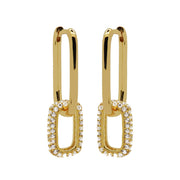 Karma Hoops Gold Hoop Earrings H232GP