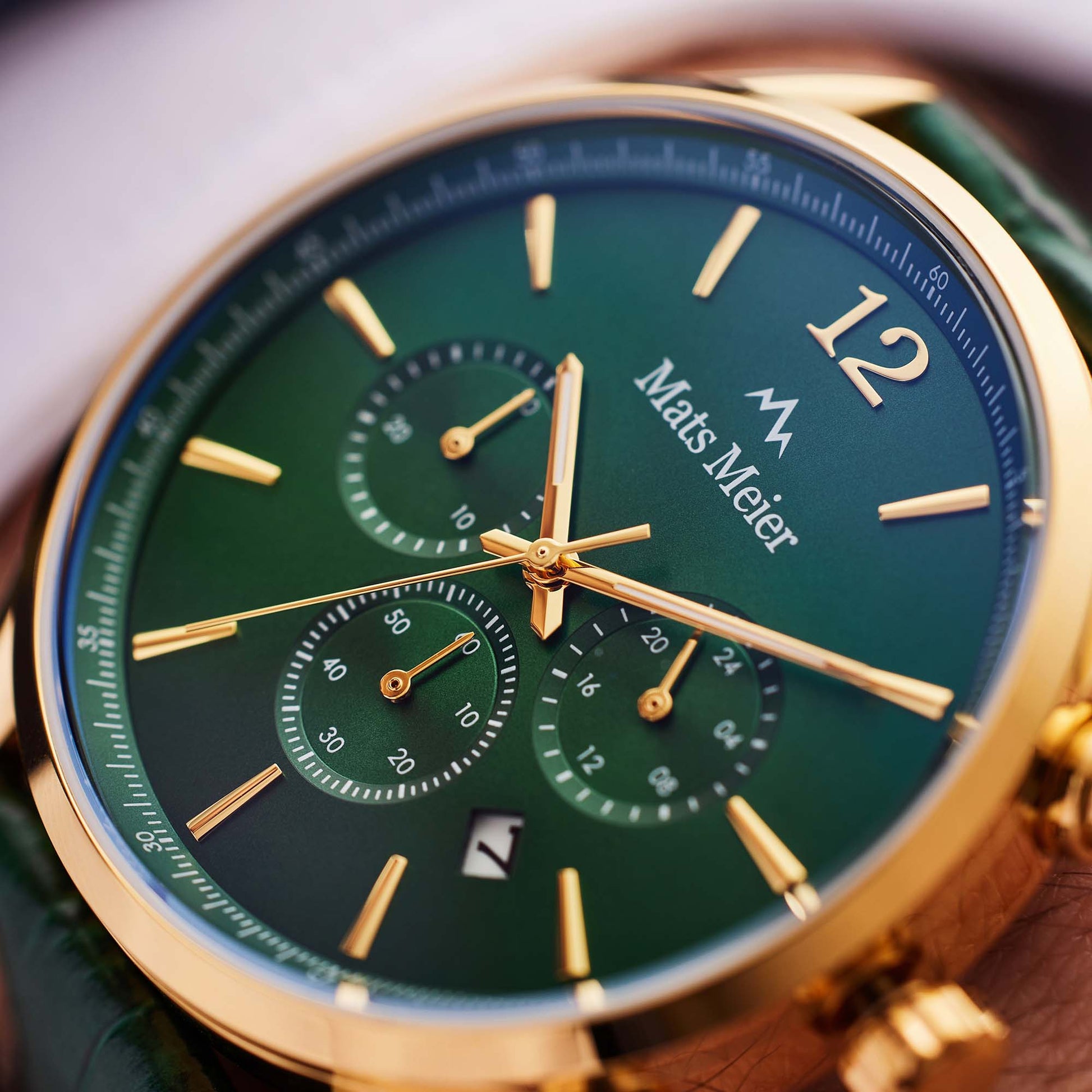 Mats Meier Grand Cornier Chrono Green Watch MM00122
