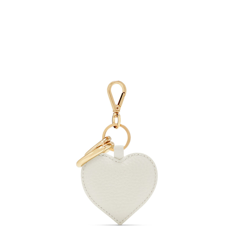 Isabel Bernard Honoré Faye Crème Calfskin Hart Key Pendant IB66001-070-zoom-