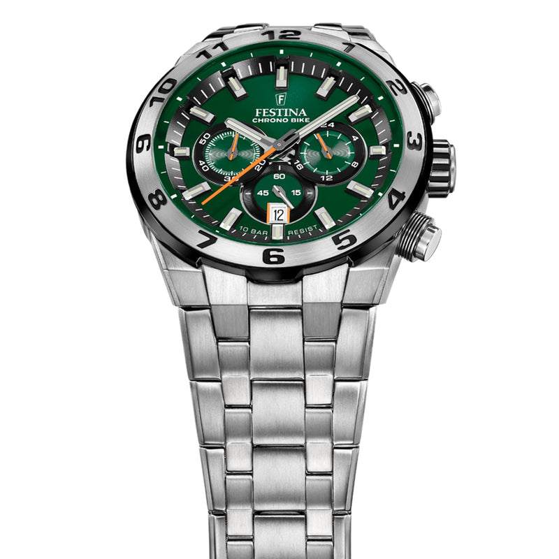 Festina Chrono Bike Silver Watch F20670/2-zoom-