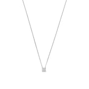 Isabel Bernard De la Paix Hanaé 14 Carat Whitegold Necklace | diamond 0.08 ct | IBD350009
