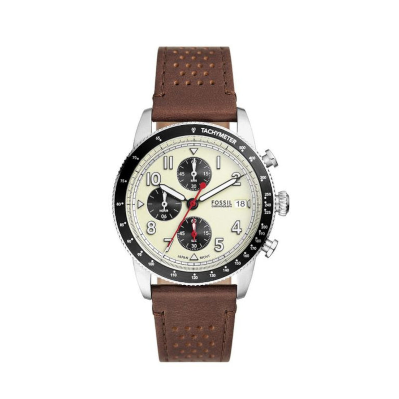Fossil Sport Tourer Silver Watch FS6042-zoom-