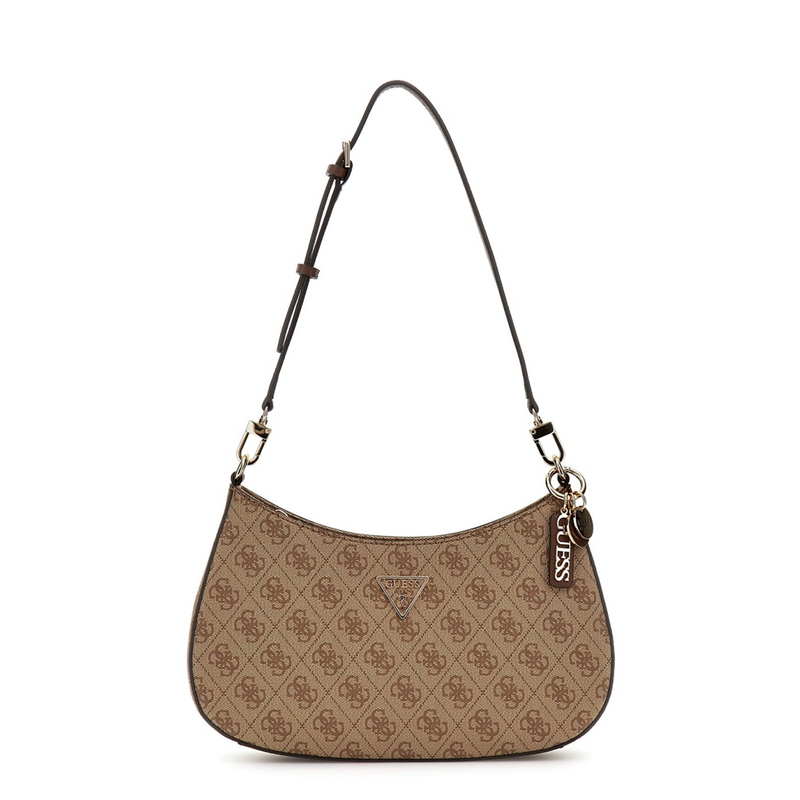 Guess Noelle Brown Top Zip Shoulder Bag HWBG96-72180-LGW-zoom-