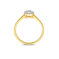 Isabel Bernard De la Paix Elena 14 karat gold ring with diamond 0.18 carat IBD330036-60