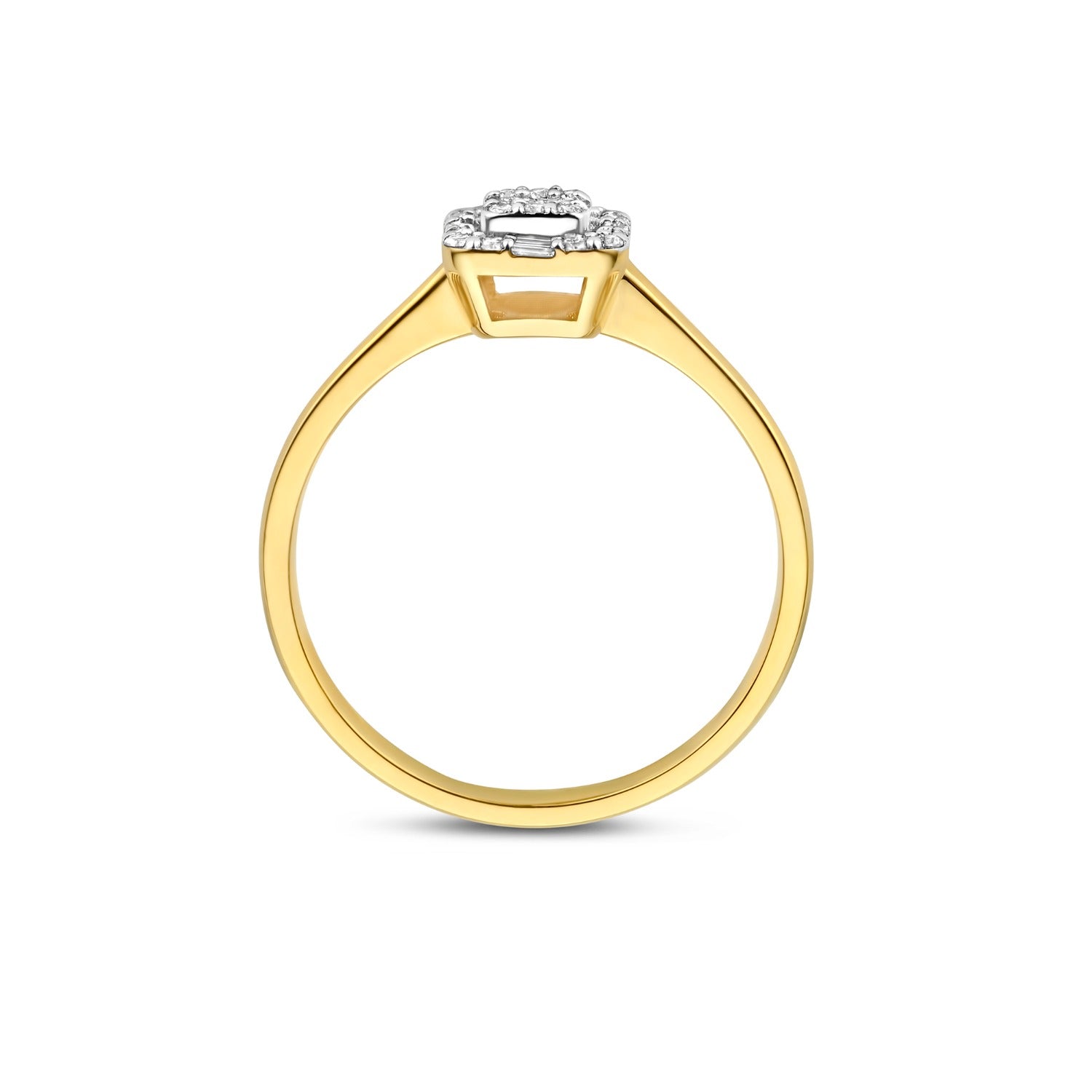 Isabel Bernard De la Paix Elena 14 karat gold ring with diamond 0.18 carat IBD330036-60