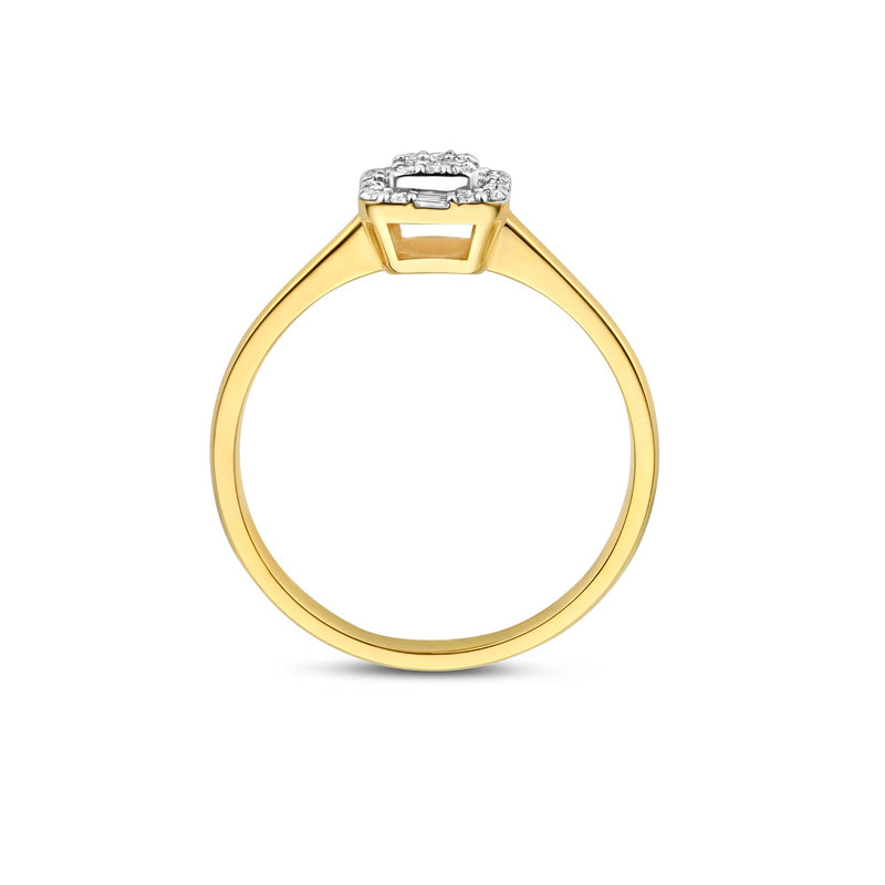 Isabel Bernard De la Paix Elena 14 karat gold ring with diamond 0.18 carat IBD330036-60-zoom-