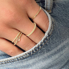 Jackie Gold 14 karat gold Ring JKR22.223.52