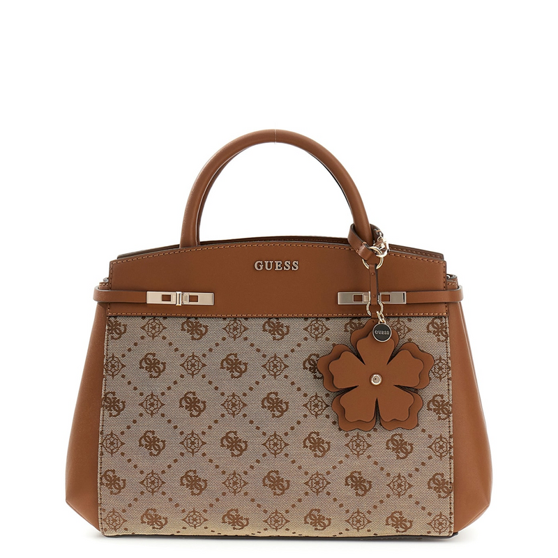 Guess Melinda Latte Logo Tri Comp Handbag HWJP99-2060-LTL-zoom-