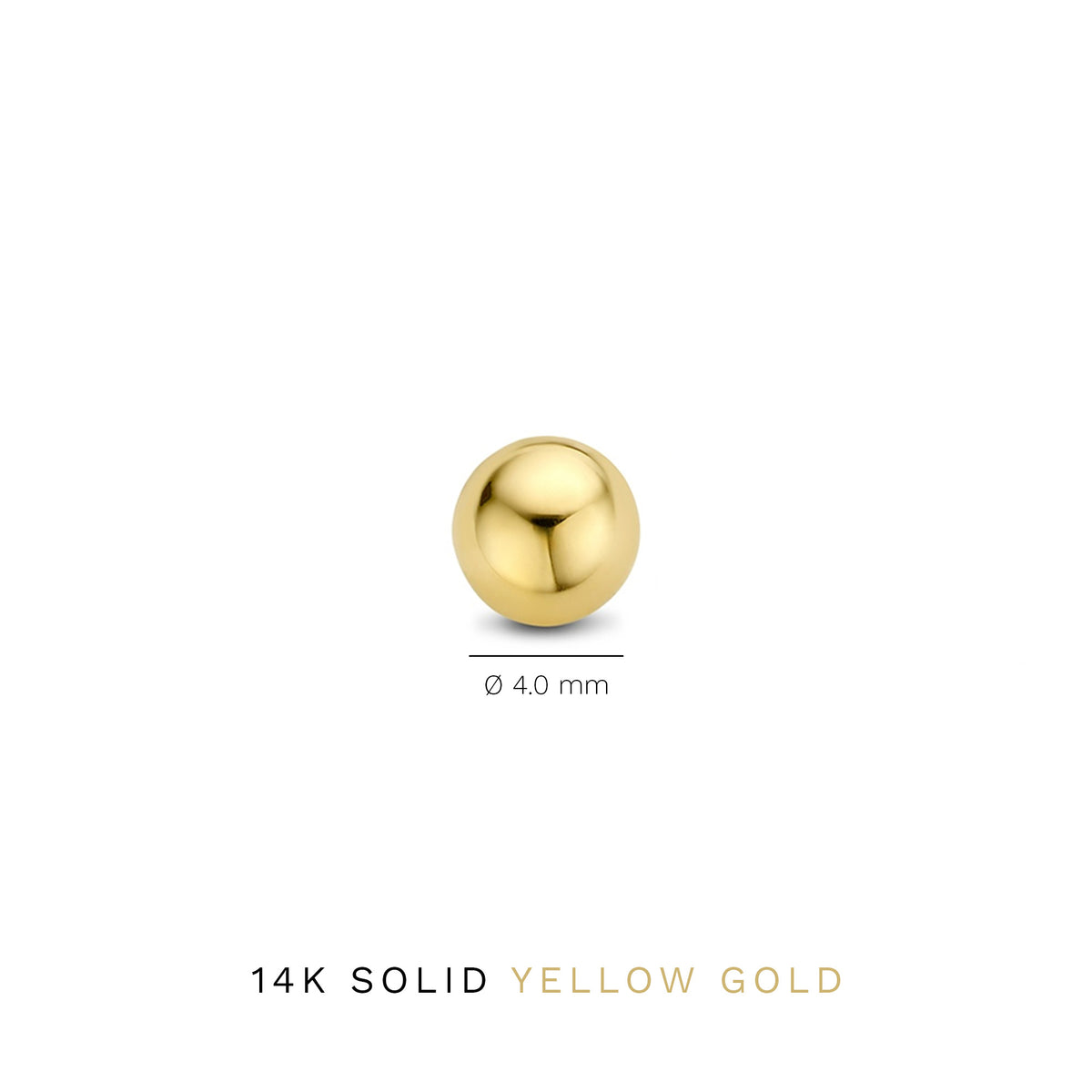 Isabel Bernard Rivoli Finou 14 Carat Golden Earstuds IB360192