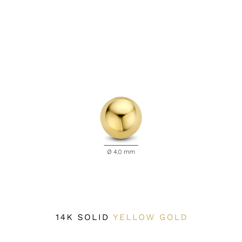 Isabel Bernard Rivoli Finou 14 Carat Golden Earstuds IB360192-zoom-
