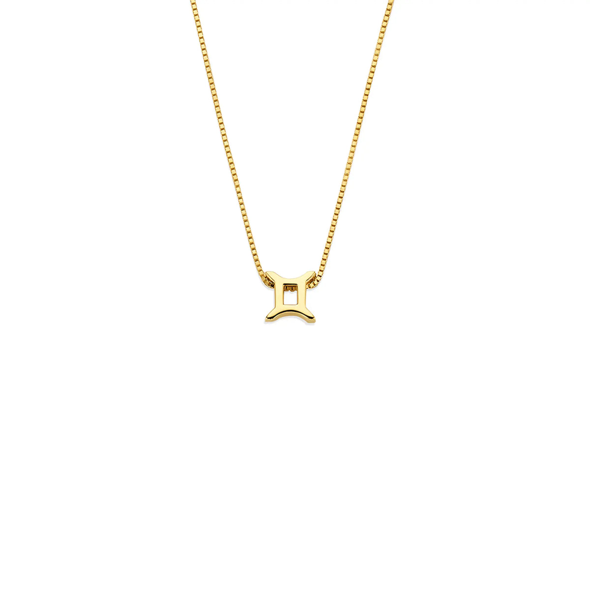 Isabel Bernard Étoiles d’Or Gemini 14 Carat Gold Venetian Necklace With Horoscope IB340180