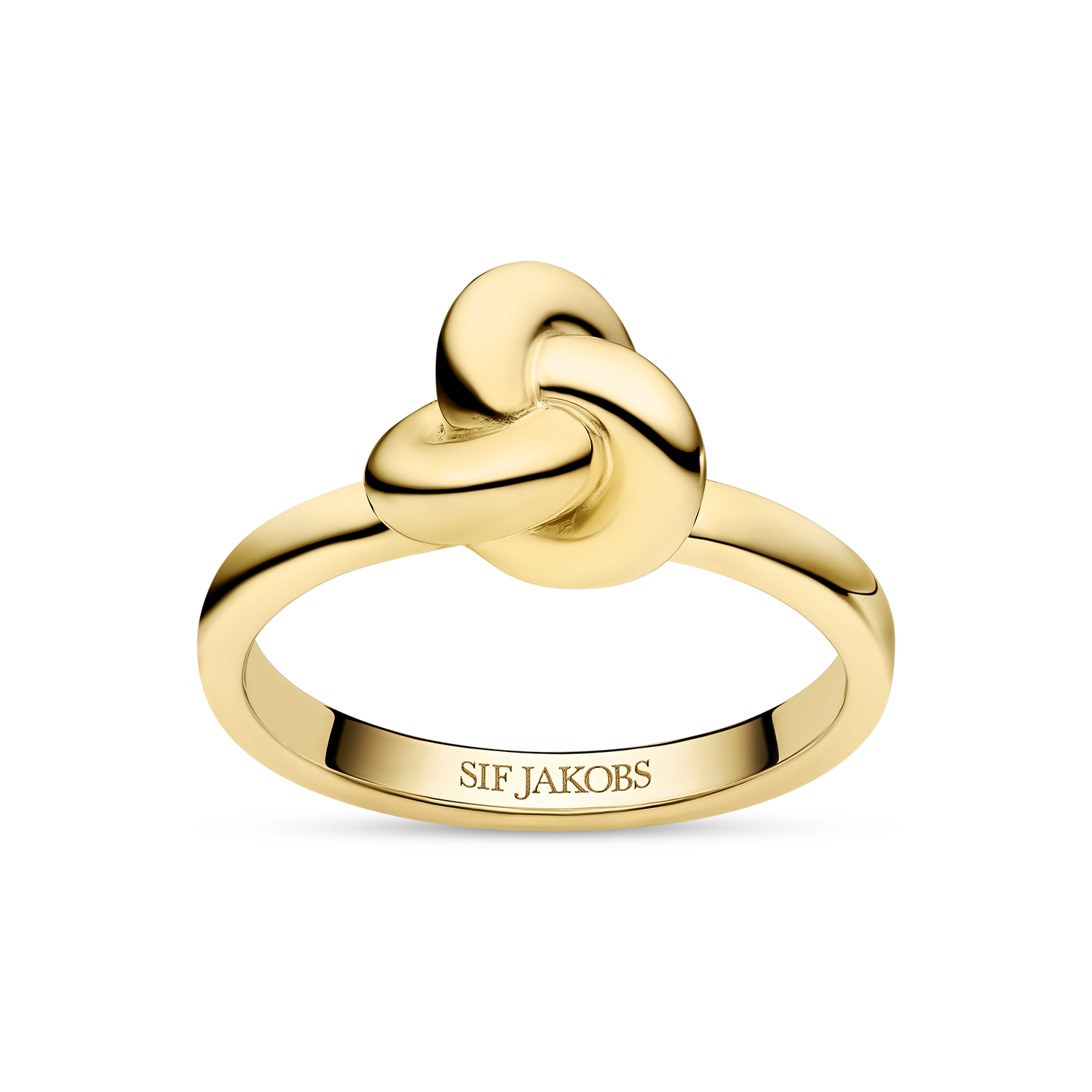 Sif Jakobs Imperia Pianura Piccolo Gold Plated Ring SJ-R10751-YG-52