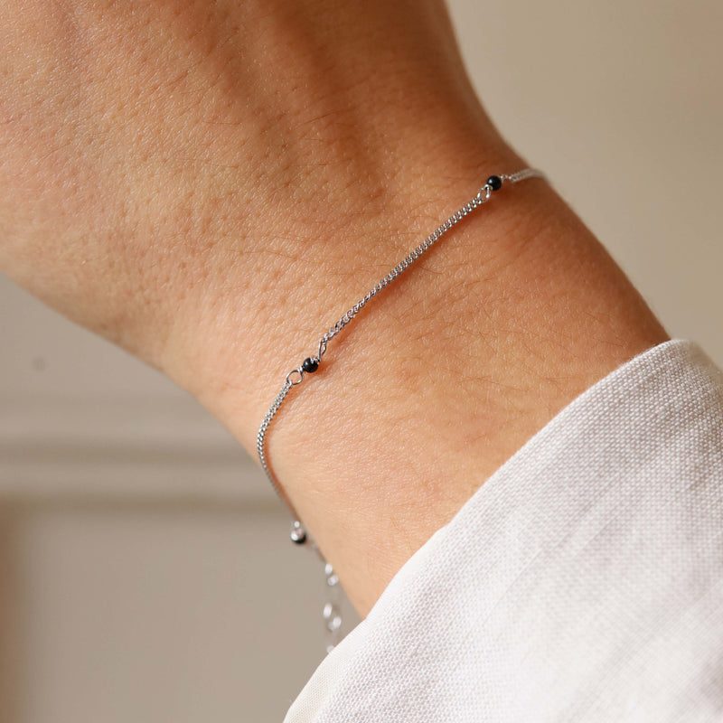 Karma Silver Bracelet 94124S-zoom-